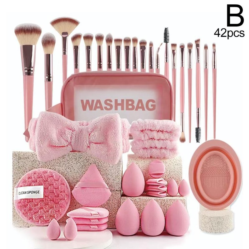 Beauty tool set, complete face wash and makeup routine